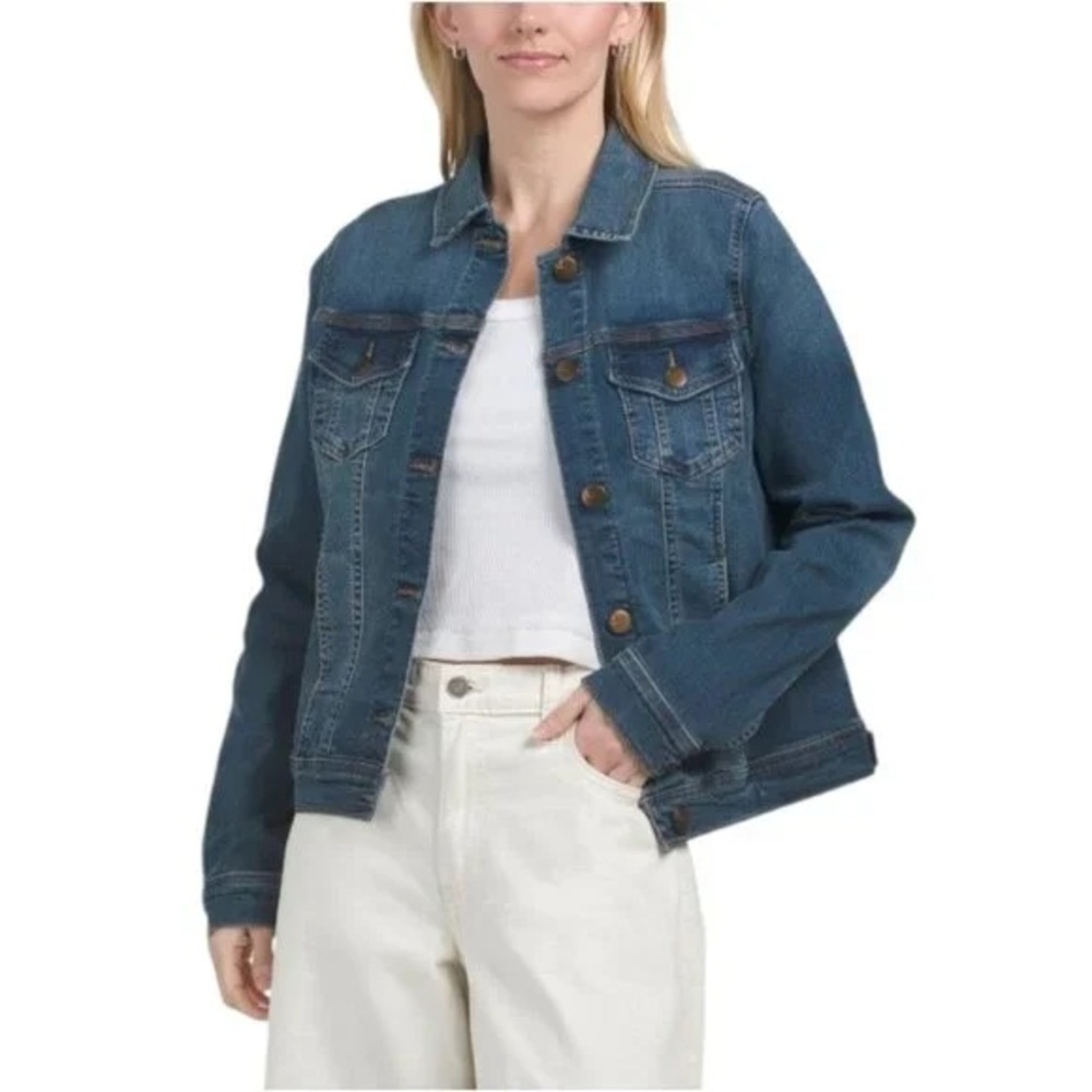 d. jeans Women’s Classic Indigo Jean Jacket Sz XL